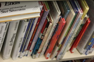 More books on a shelf