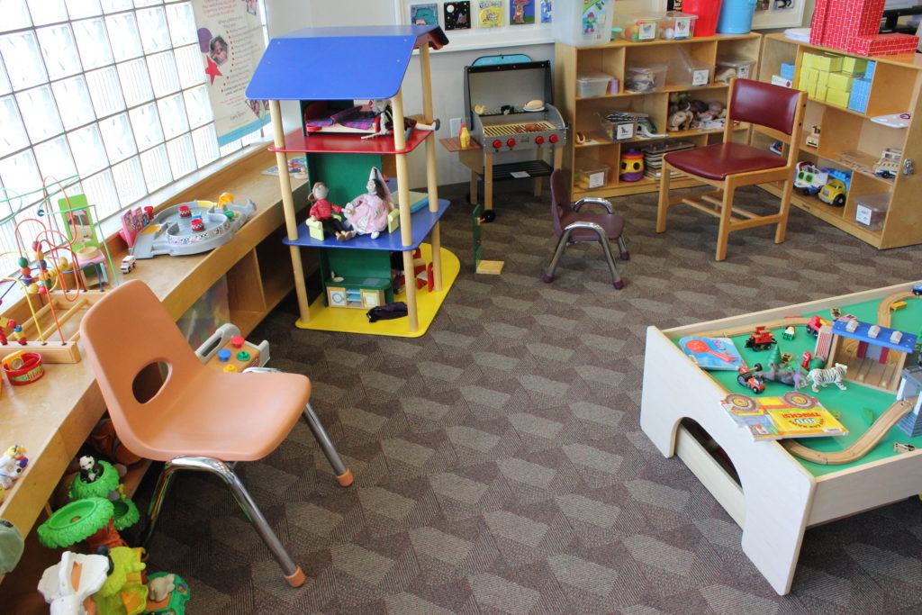 Children's library play space